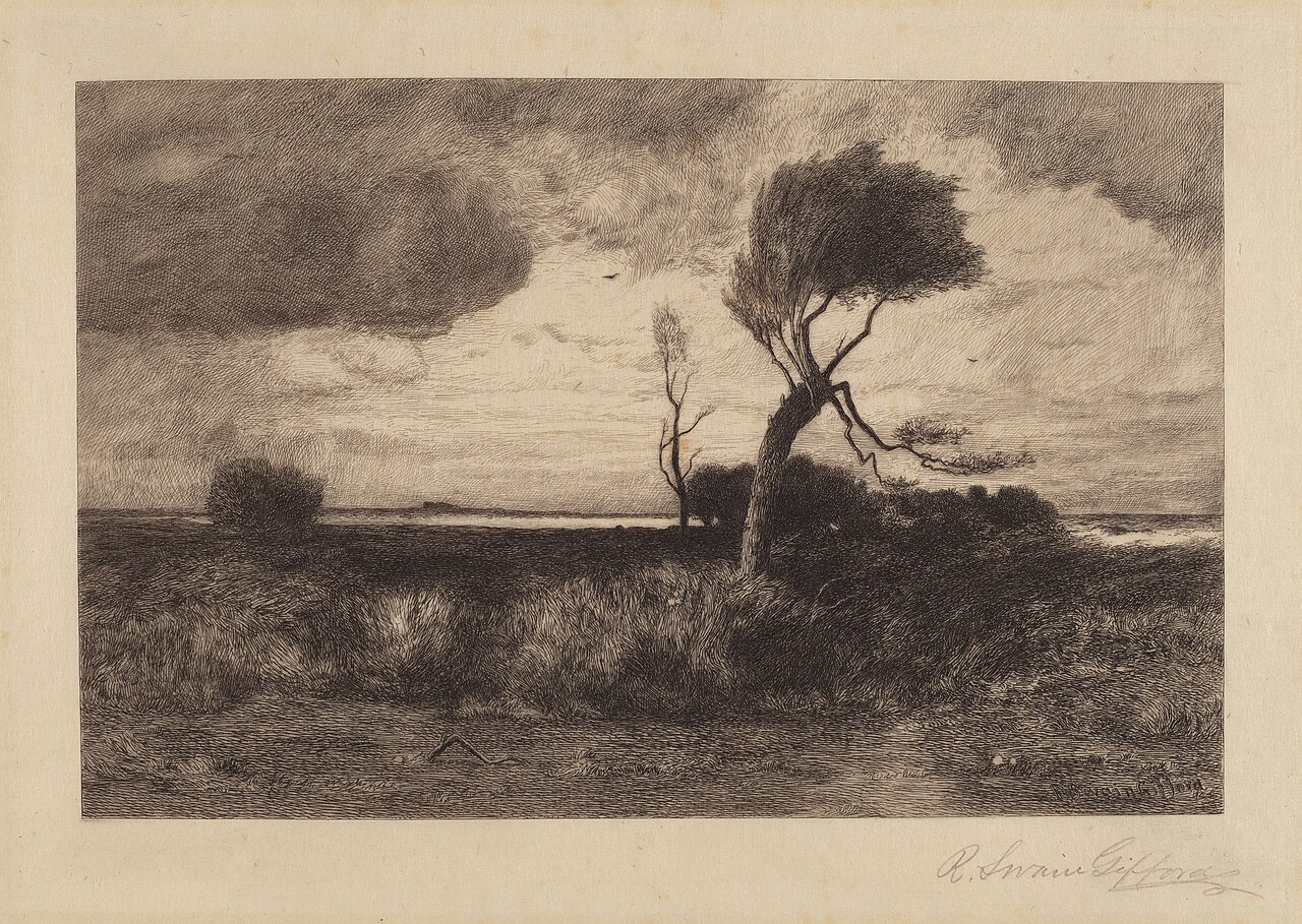 Near the Coast [large plate] by Robert Swain Gifford