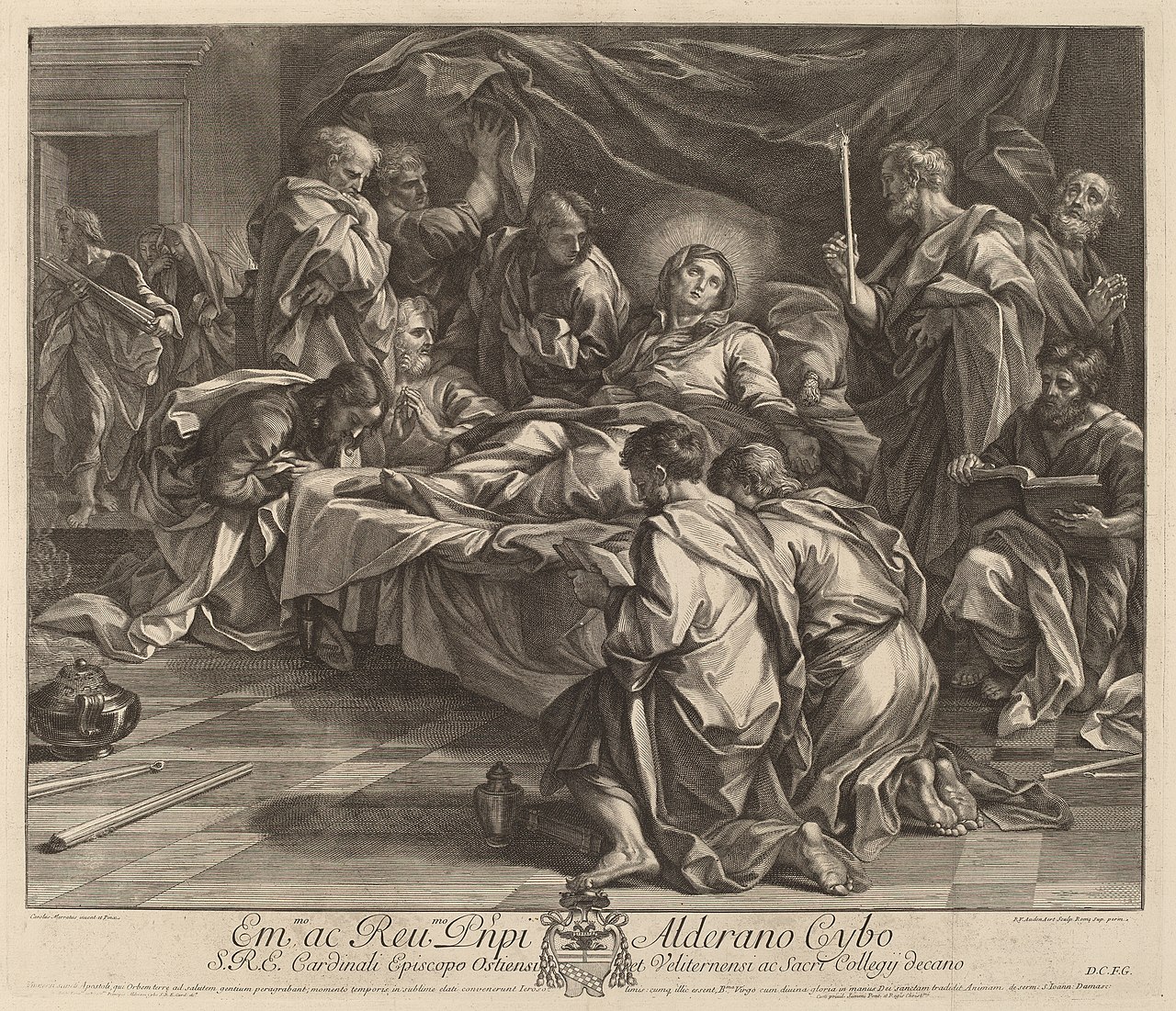 Death of the Virgin by Robert van Audenaerde