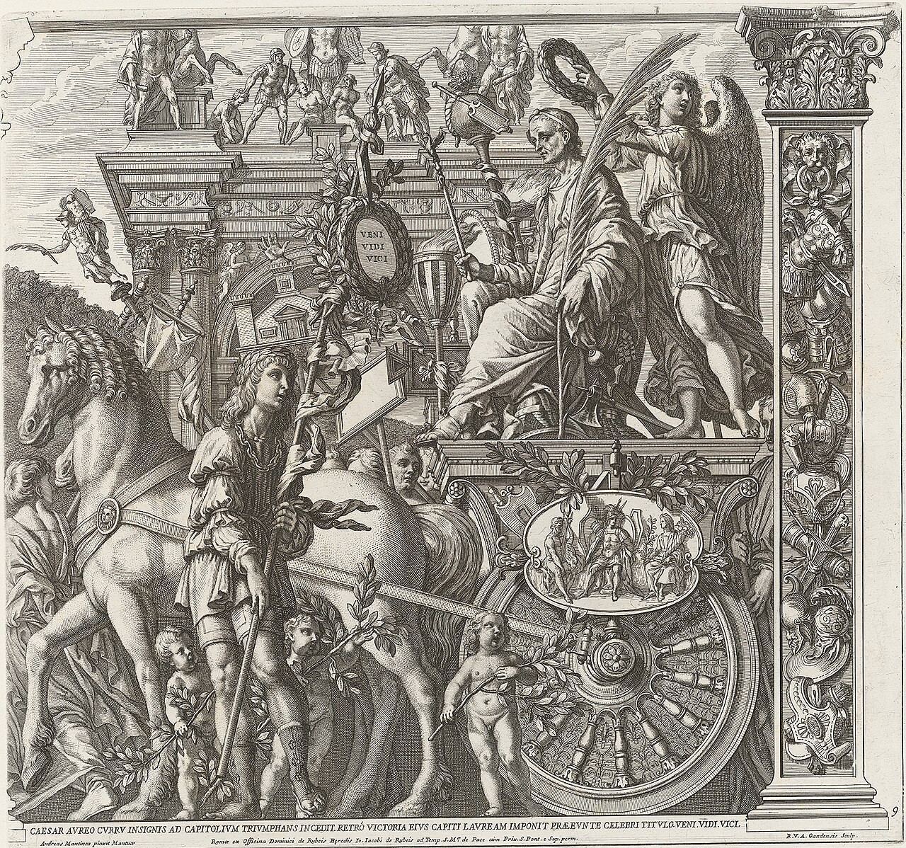 The Triumph of Caesar by Robert van Audenaerde