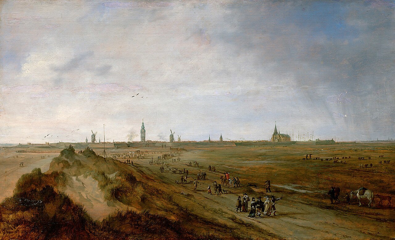 View of Ostend by Robert van den Hoecke