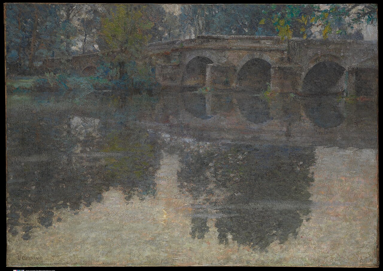 The Bridge at Grez by Robert Vonnoh