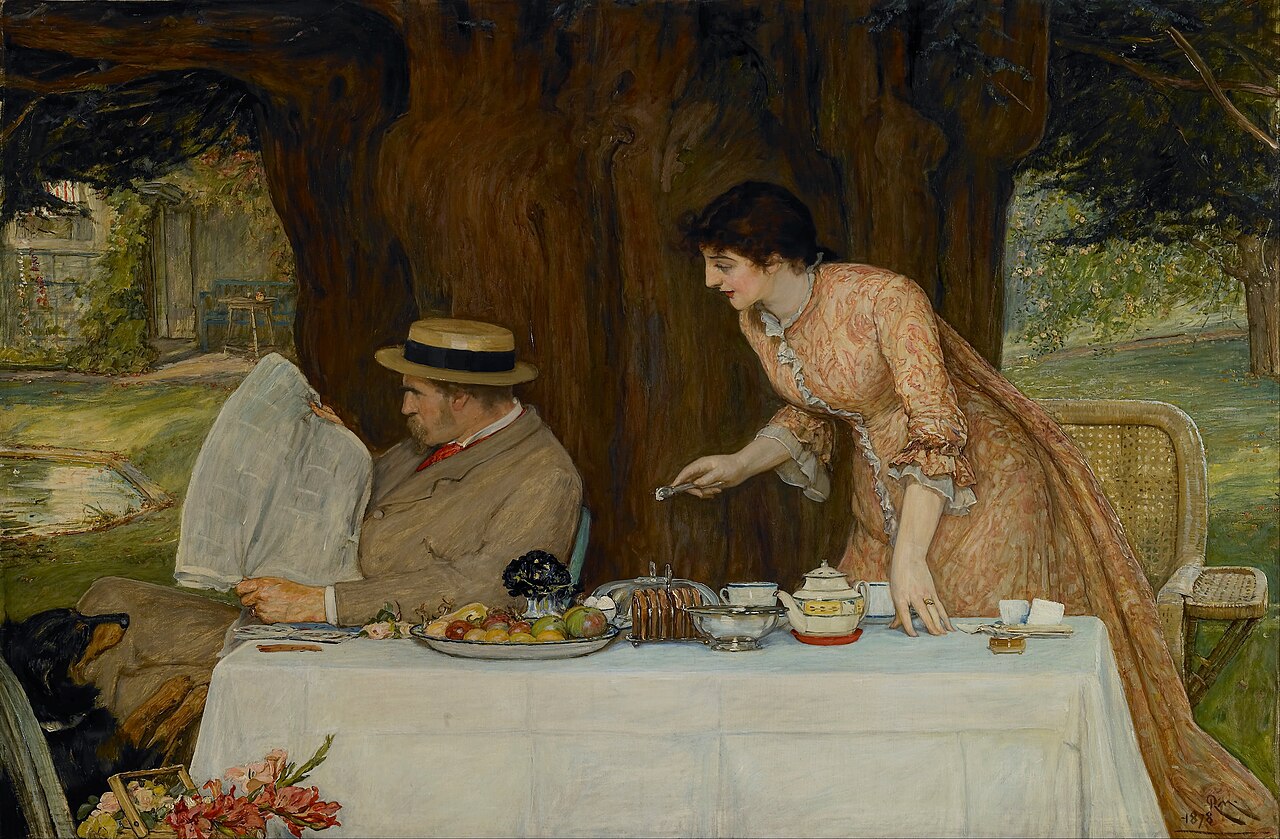 Our First Tiff by Robert Walker Macbeth