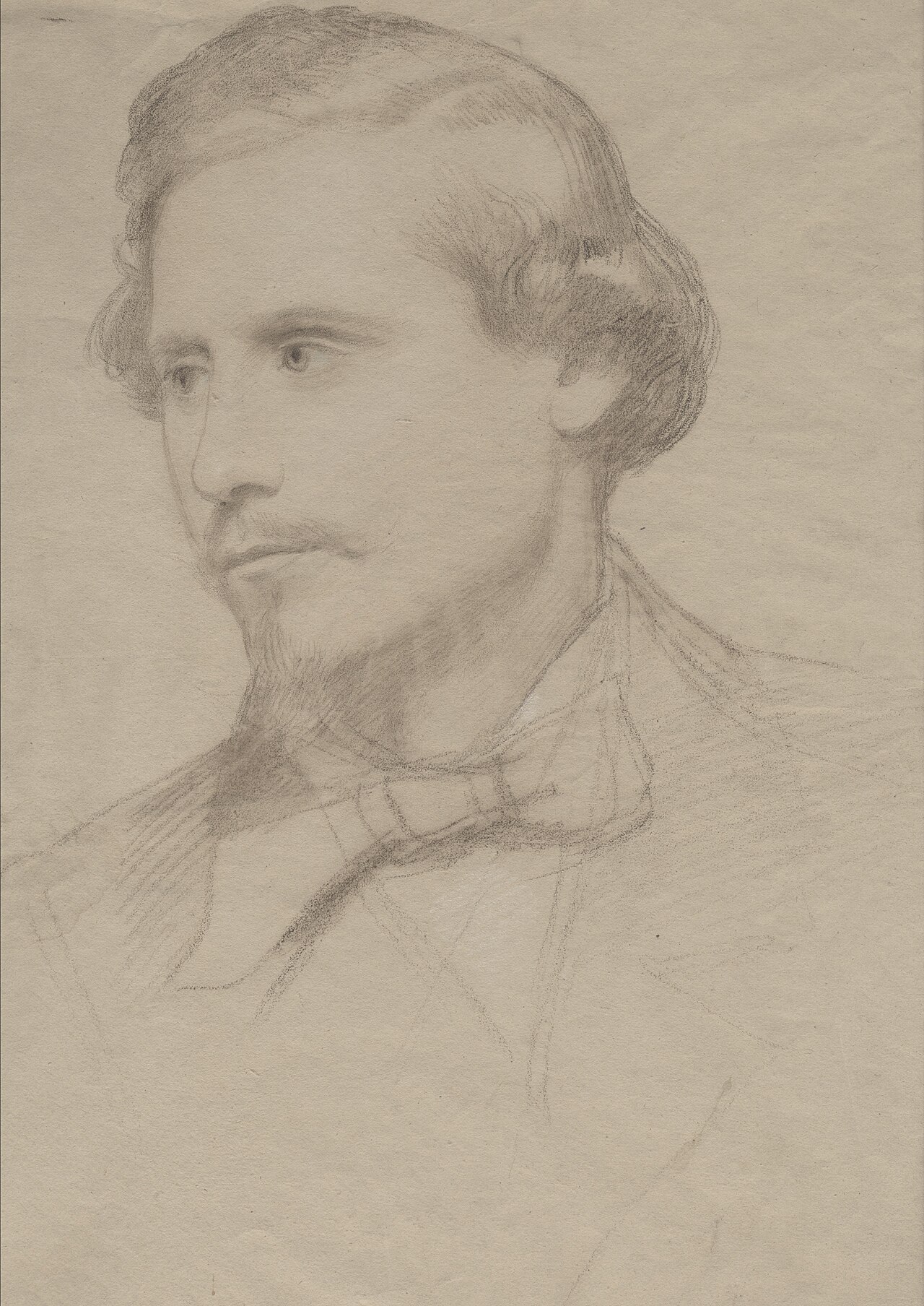 Portrait of Goffredo Mameli by Roberto Bompiani