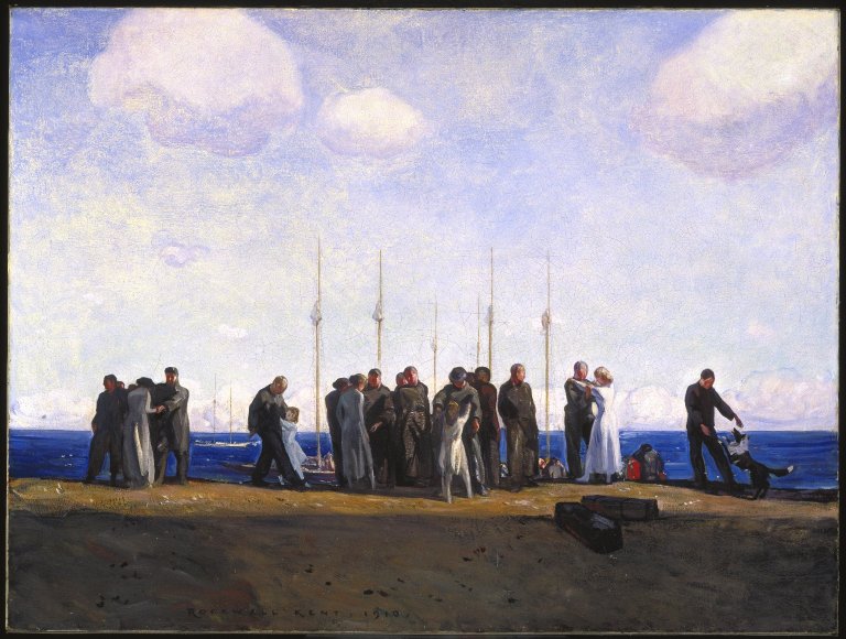 Down to the Sea by Rockwell Kent