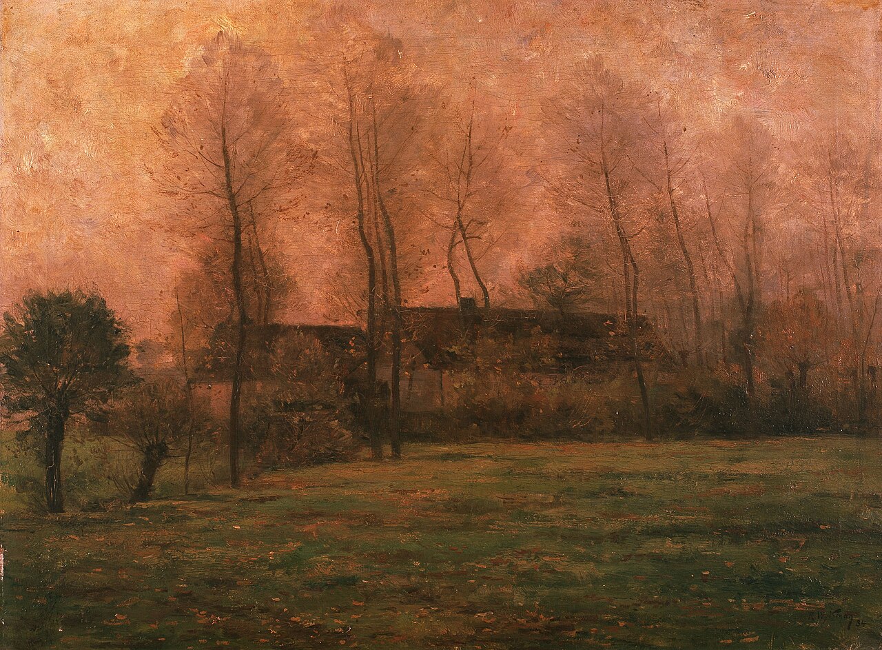 Farm at Dusk by Rodolphe Wytsman