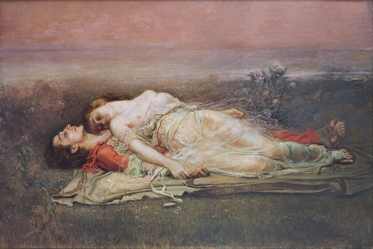 Tristan and Isolde (Death) by Rogelio de Egusquiza
