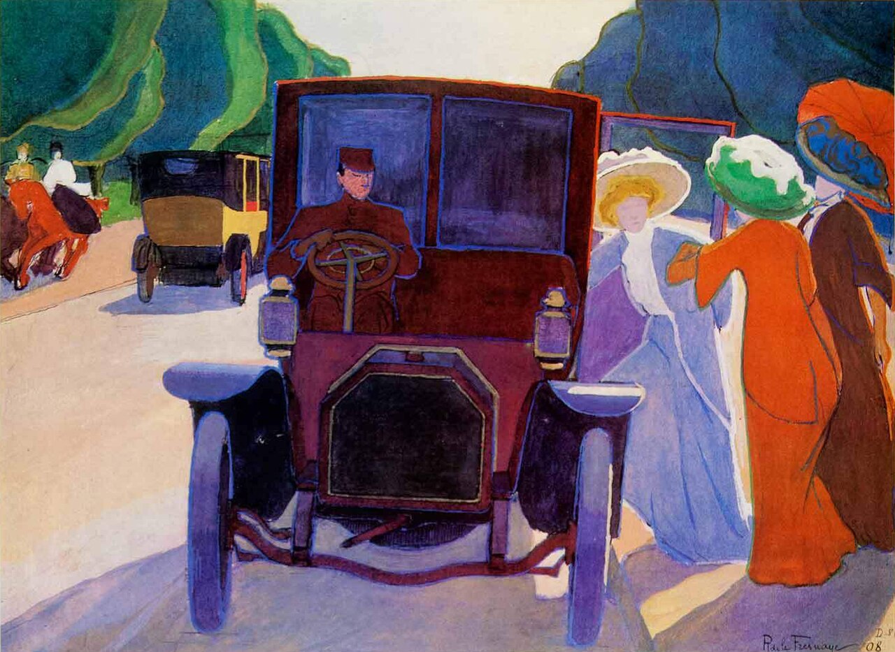 Allée des Acacias in the Bois de Boulogne by Roger de La Fresnaye