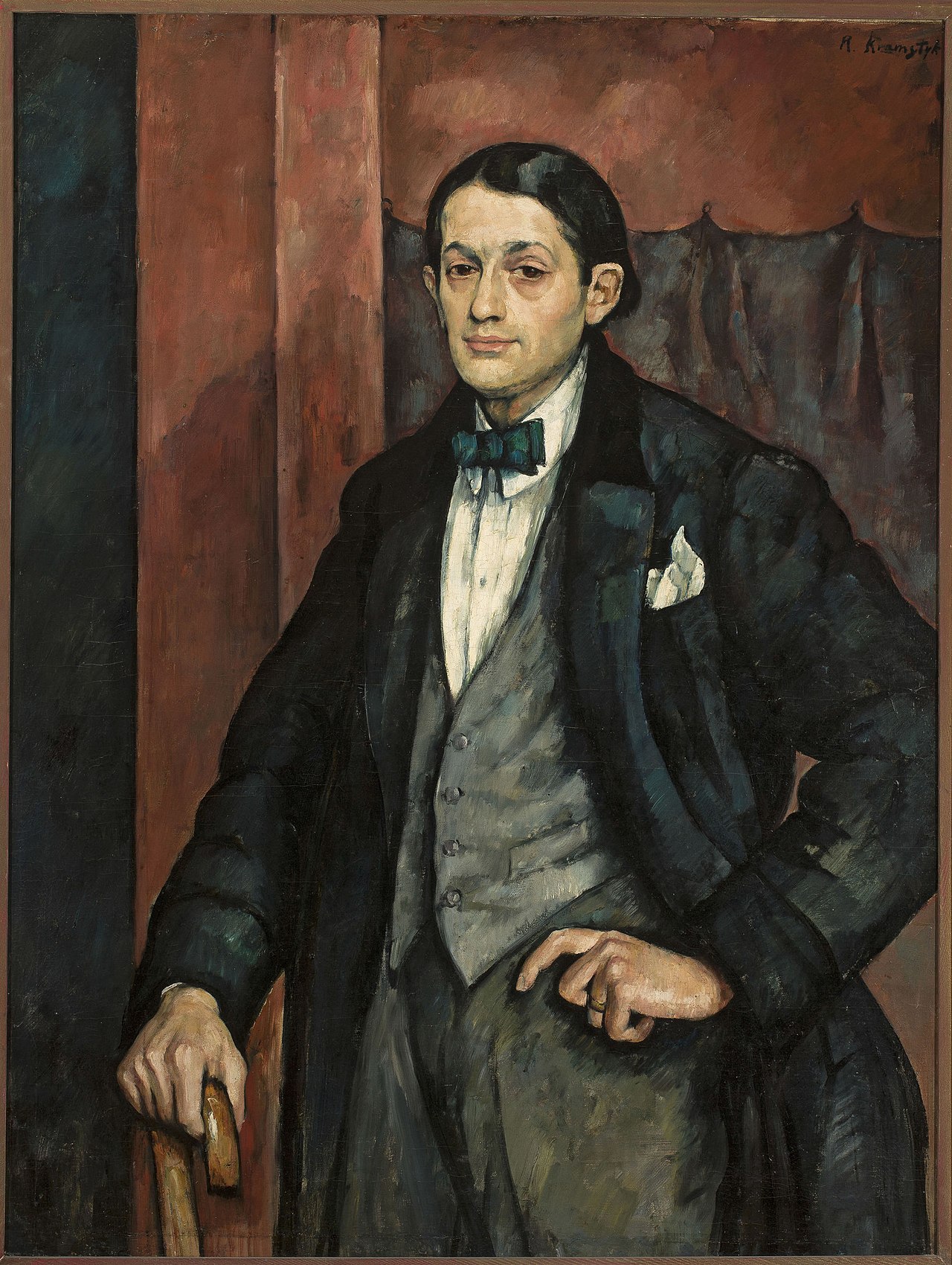 Portrait of sculptor Henryk Kuna by Roman Kramsztyk