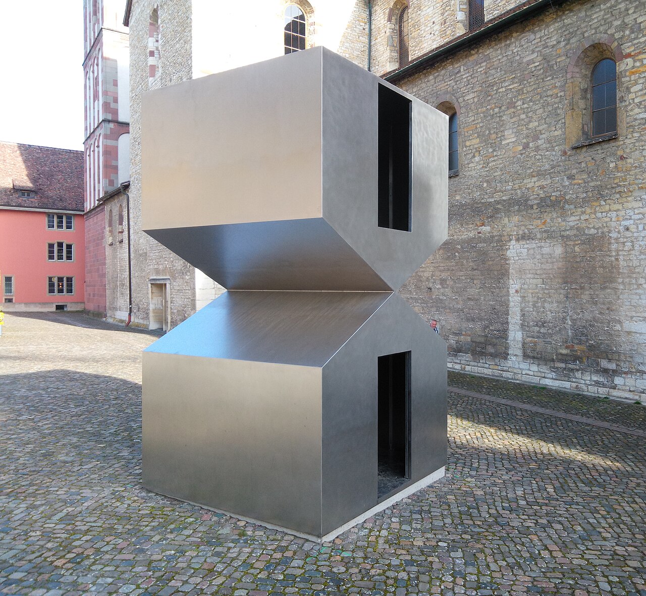 Verdoppelung (sculpture) by Roman Signer