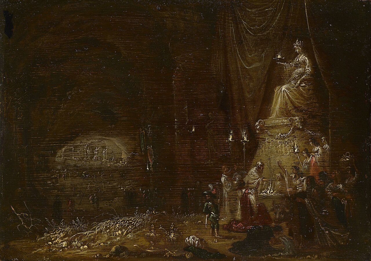 A Sacrificial Scene by Rombout van Troyen