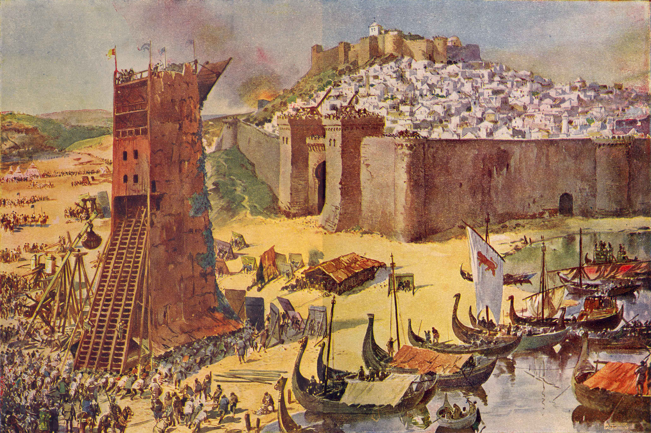 Conquest of Lisbon by Roque Gameiro