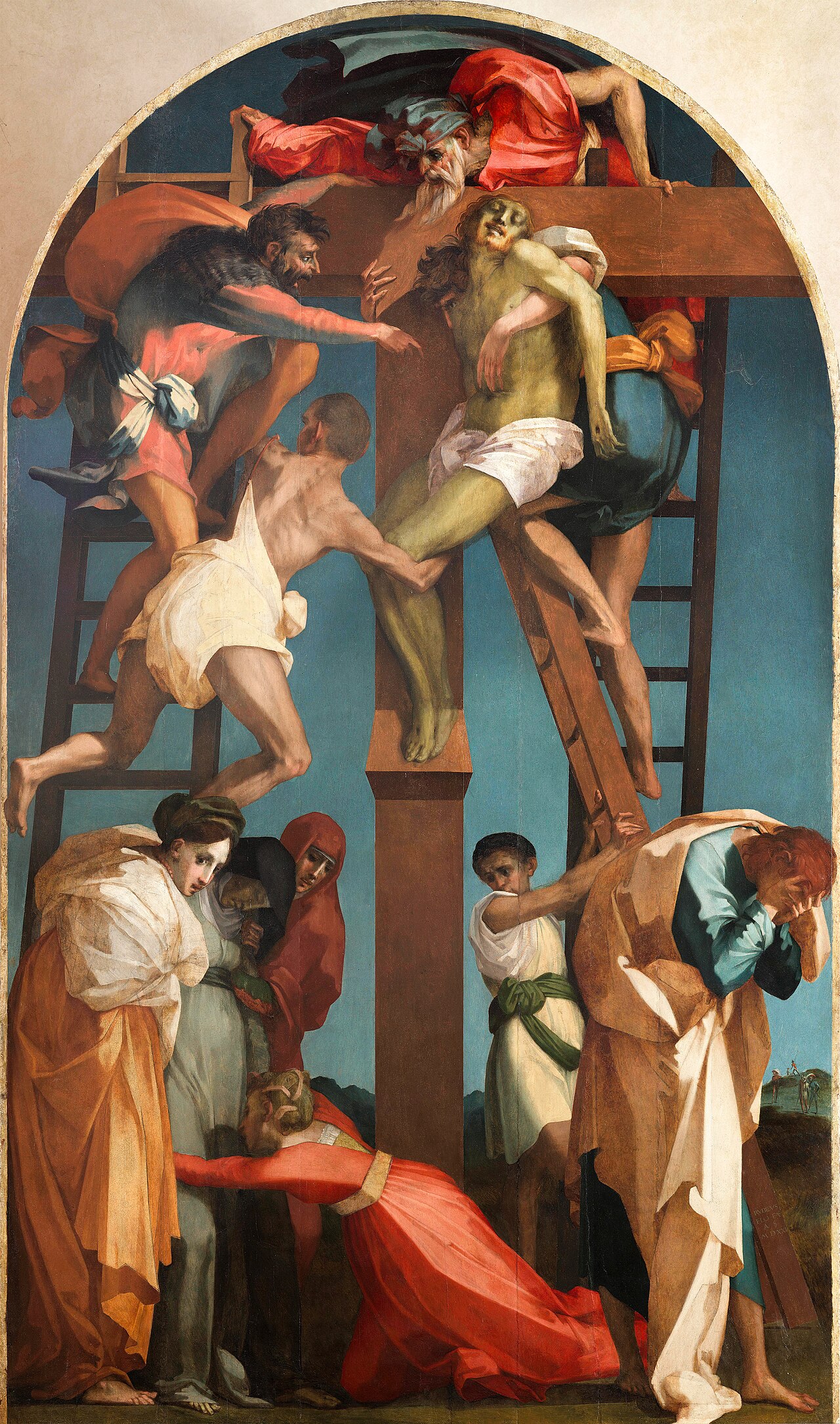 Descent from the Cross by Rosso Fiorentino