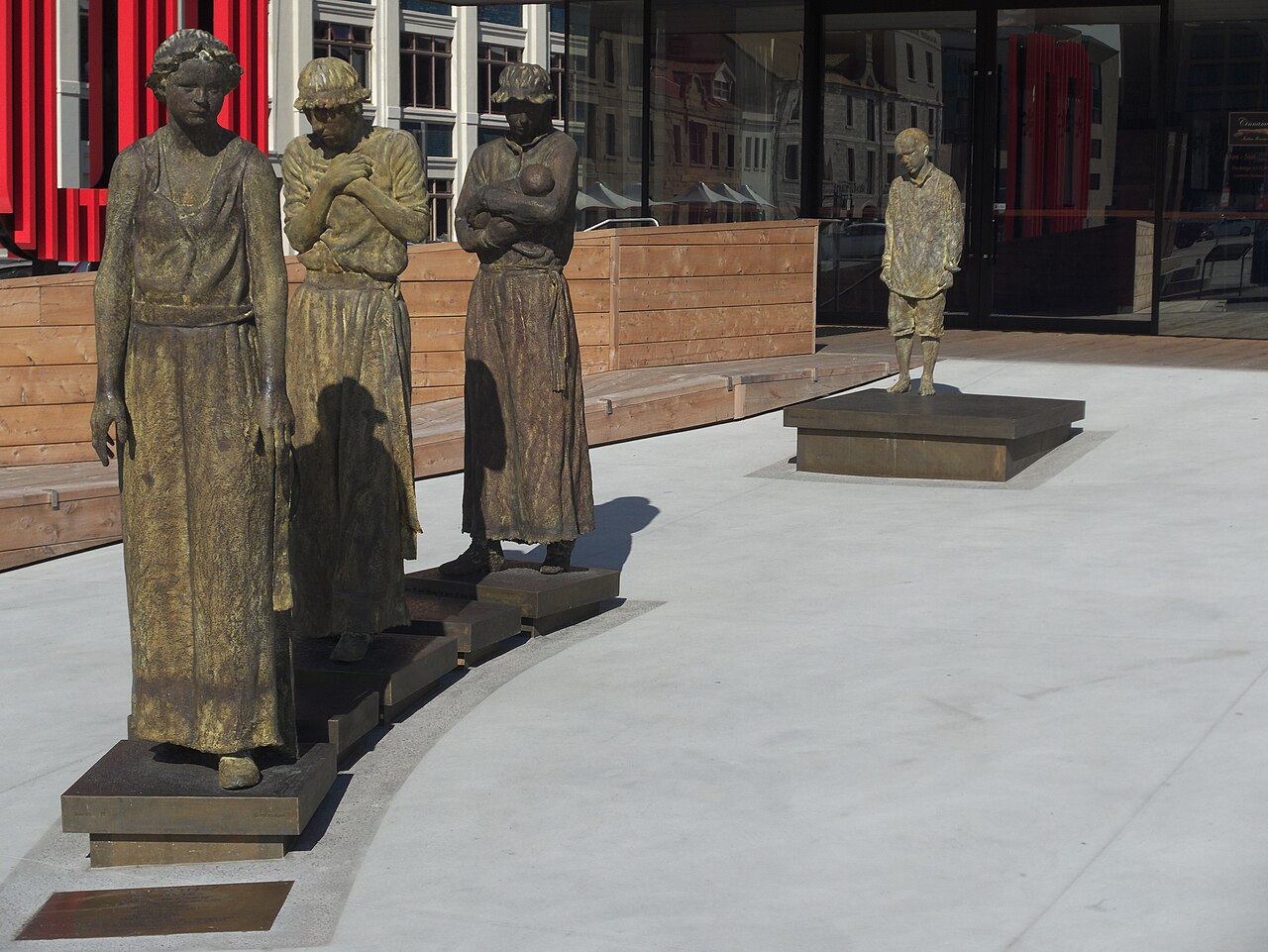 Footsteps Towards Freedom by Rowan Gillespie