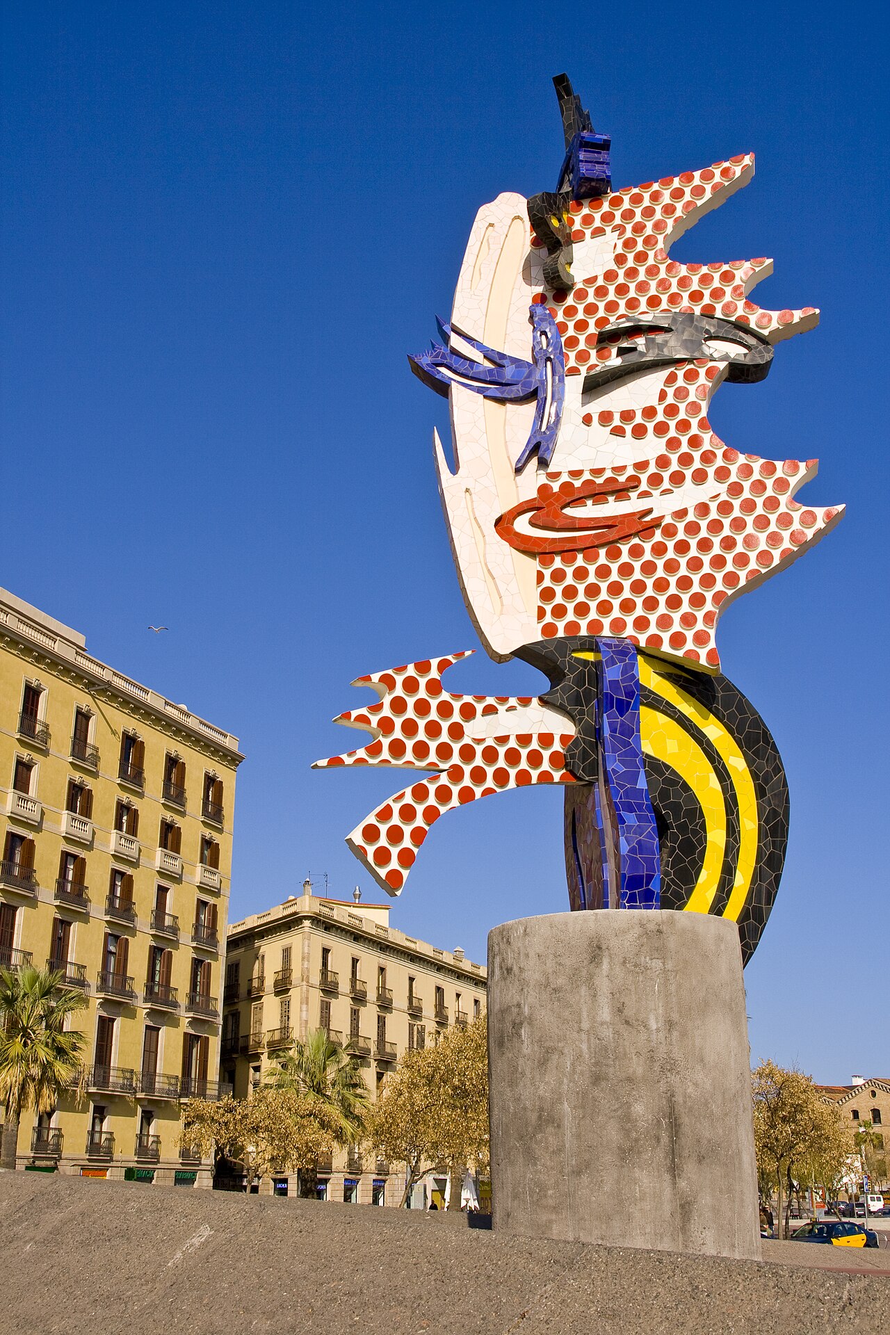 The Face of Barcelona by Roy Lichtenstein