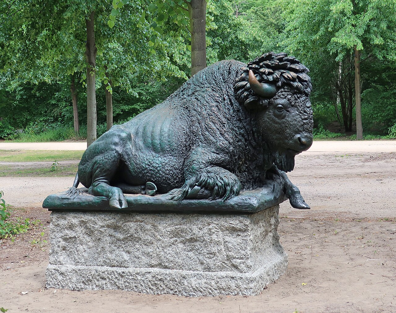 Bison by Rudolf Siemering