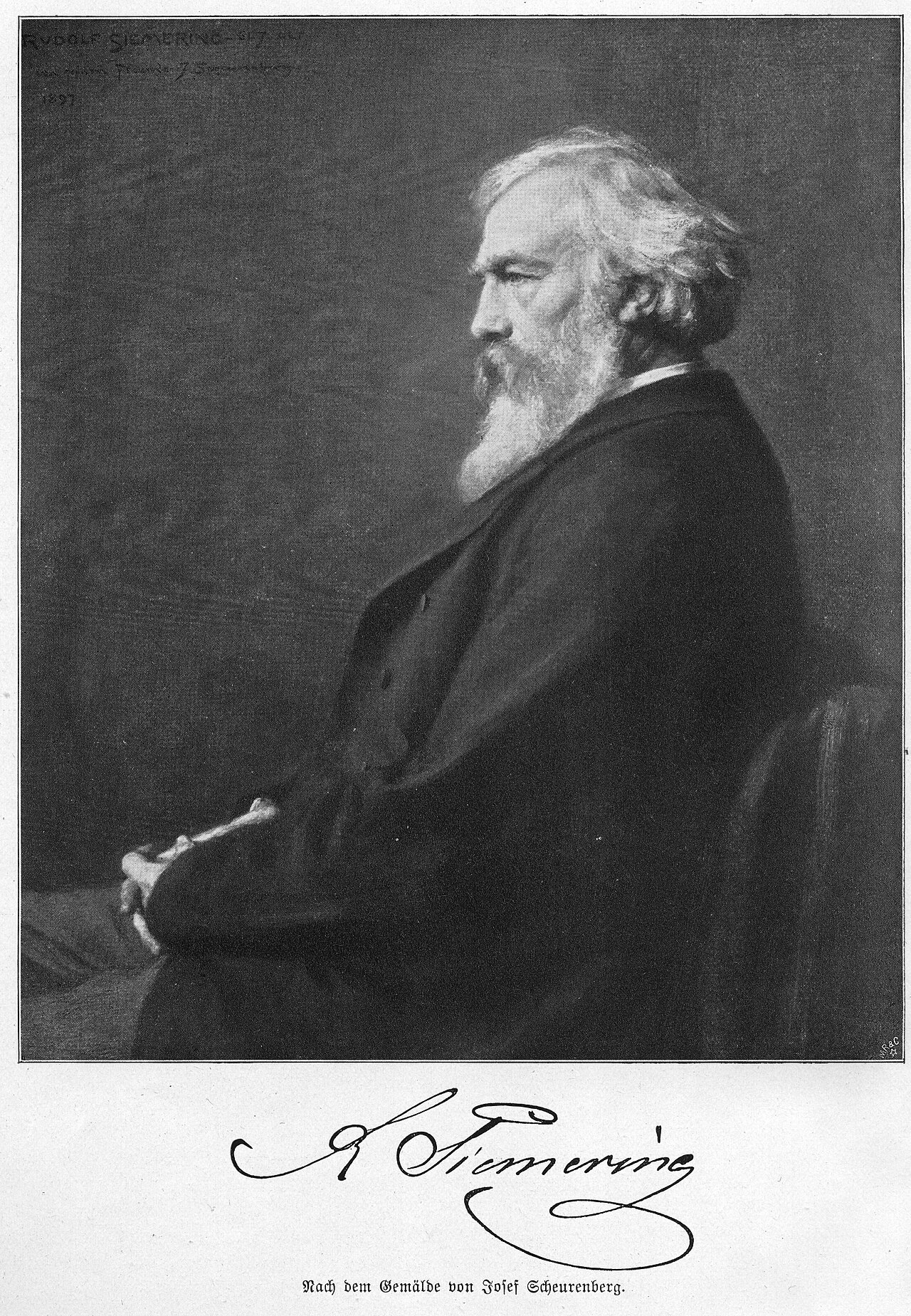 Portrait of Rudolf Siemering