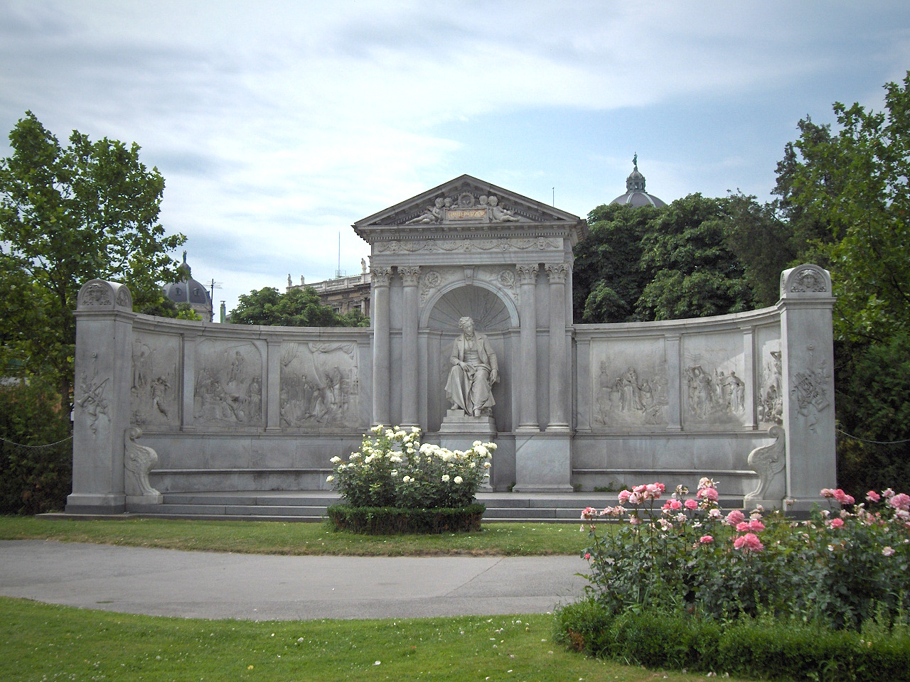 Grillparzer monument by Rudolf Weyr