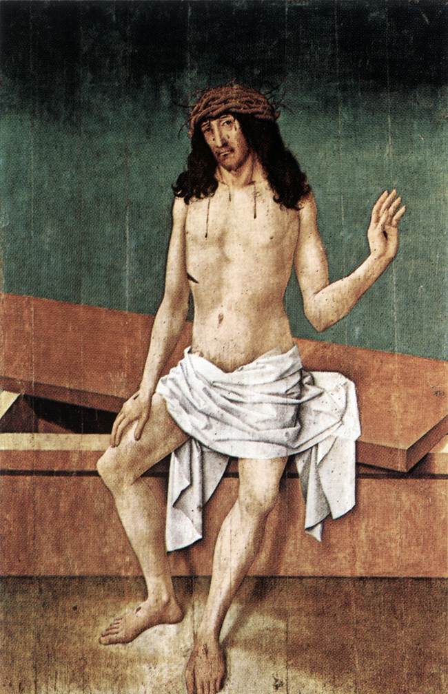 Christ as Man of Sorows by Rueland Frueauf the Elder