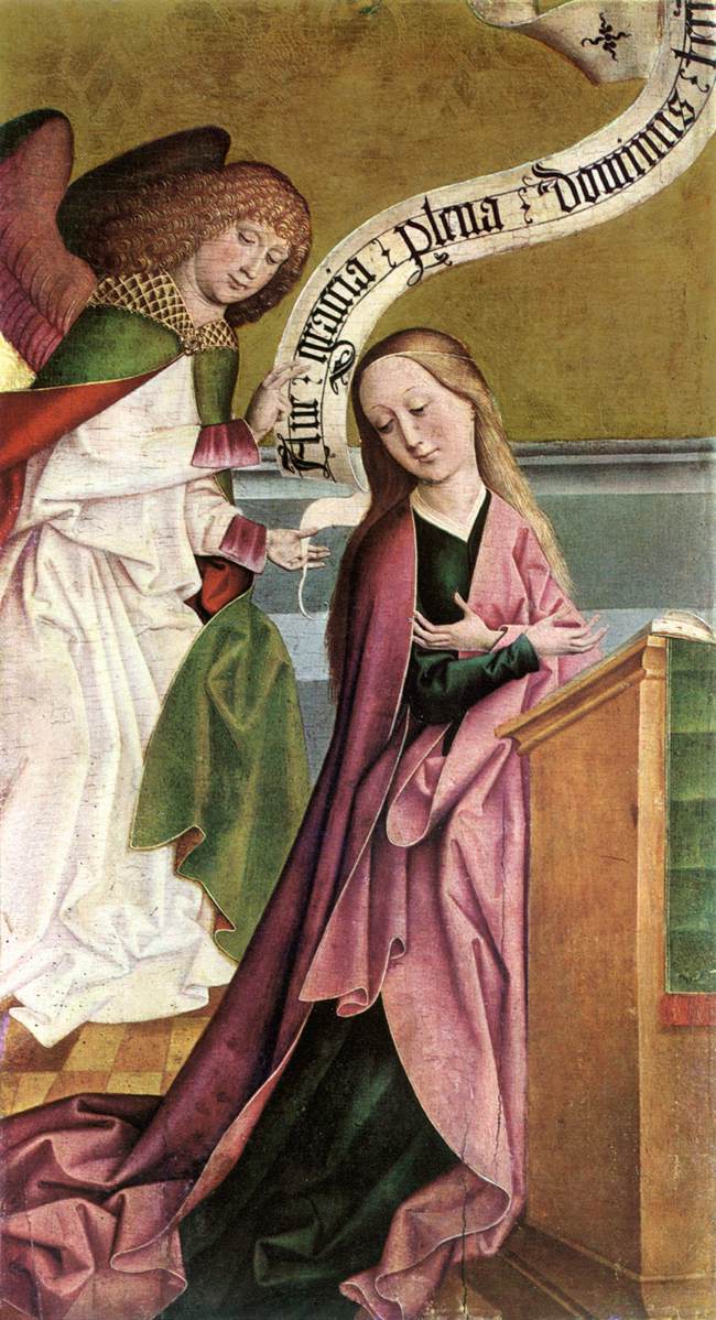 The Annunciation by Rueland Frueauf the Elder