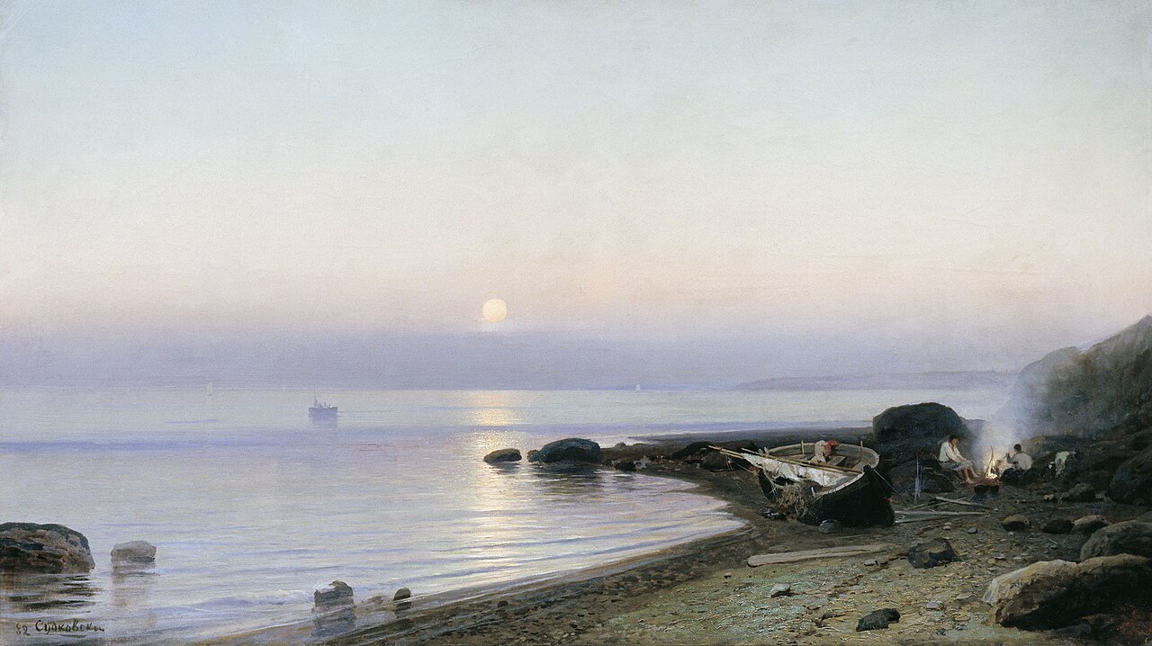 On the seashore by Rufin Sudkovsky