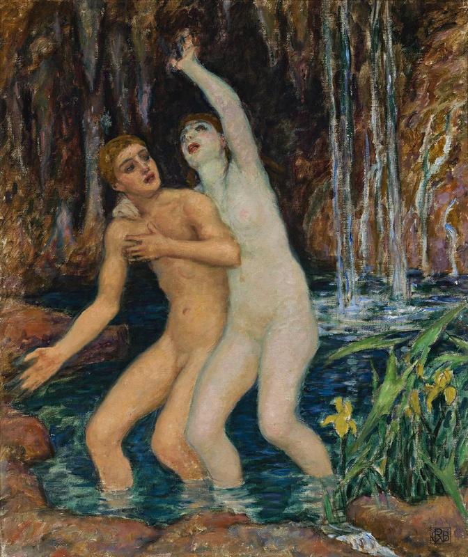 The Nymph of Salmacis by Rupert Bunny