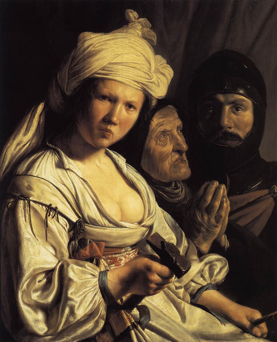 Jael, Deborah and Barak by Salomon de Bray