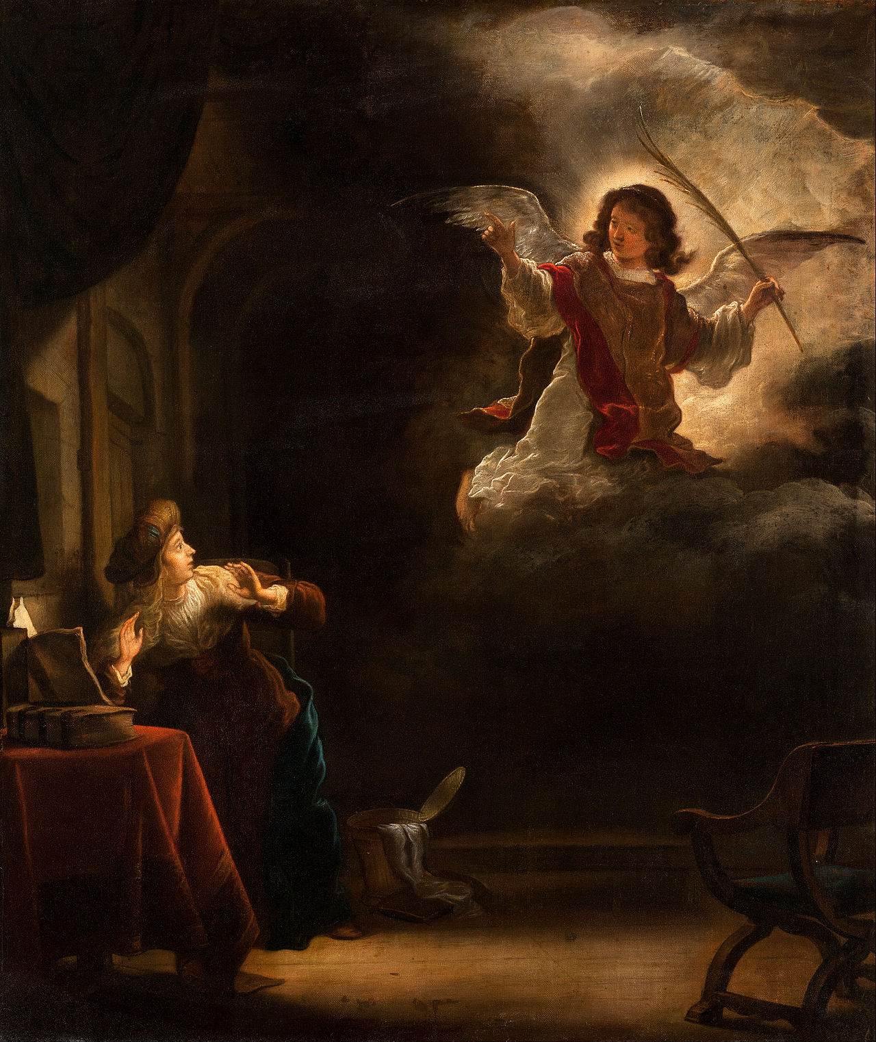 The Annunciation by Salomon Koninck
