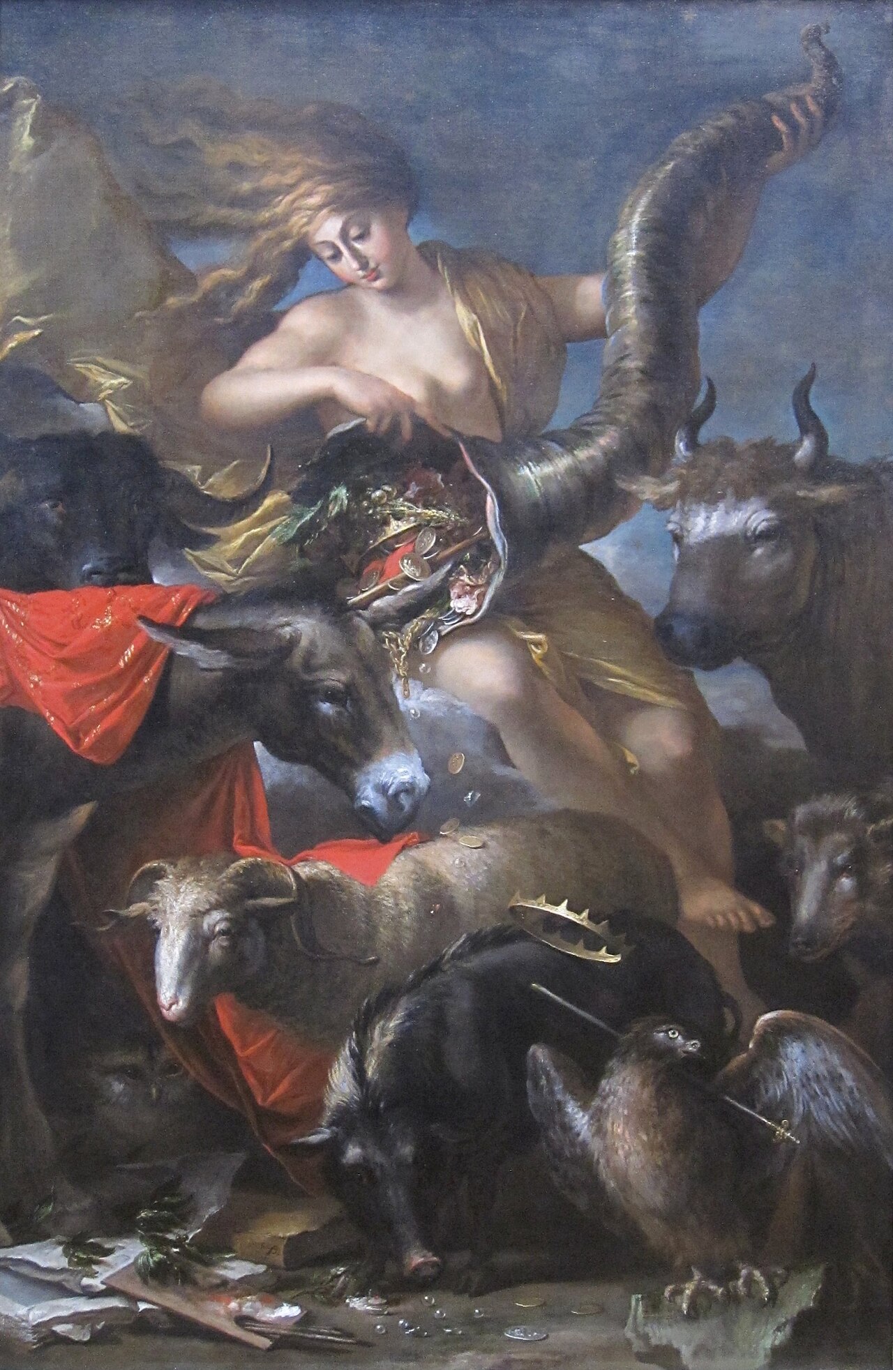 Allegory of Fortune by Salvator Rosa