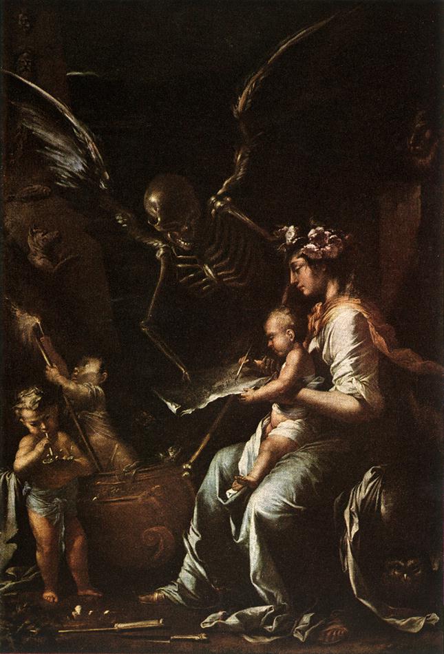 L'Umana Fragilità by Salvator Rosa