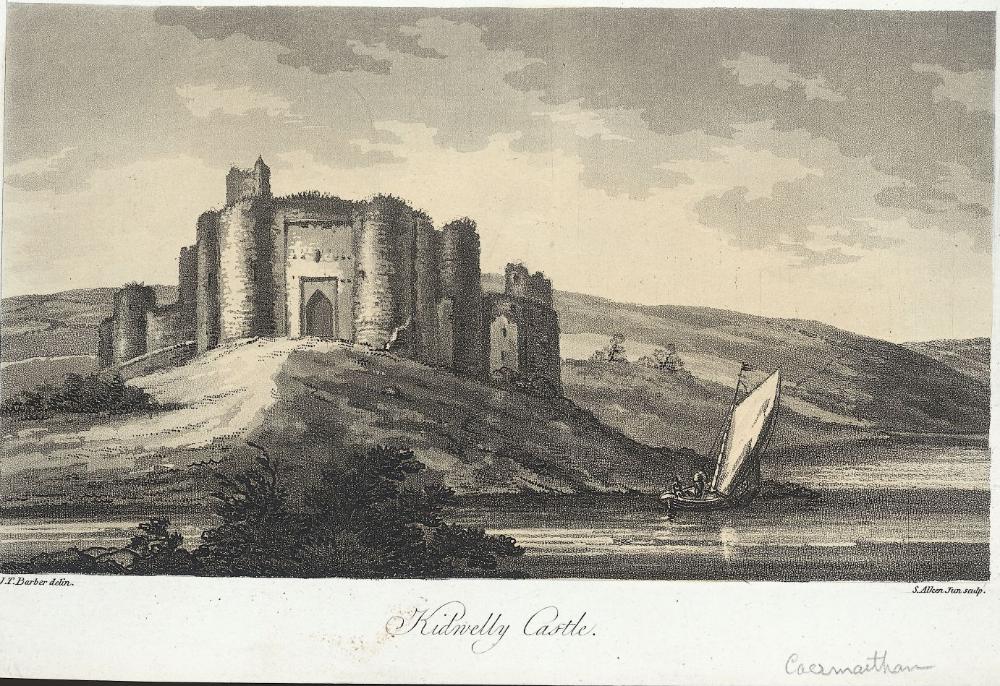 Kidwelly Castle by Samuel Alken