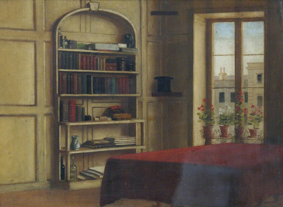 Interior of the Artist's Study at 15 Clifford’s Inn, London by Samuel Butler