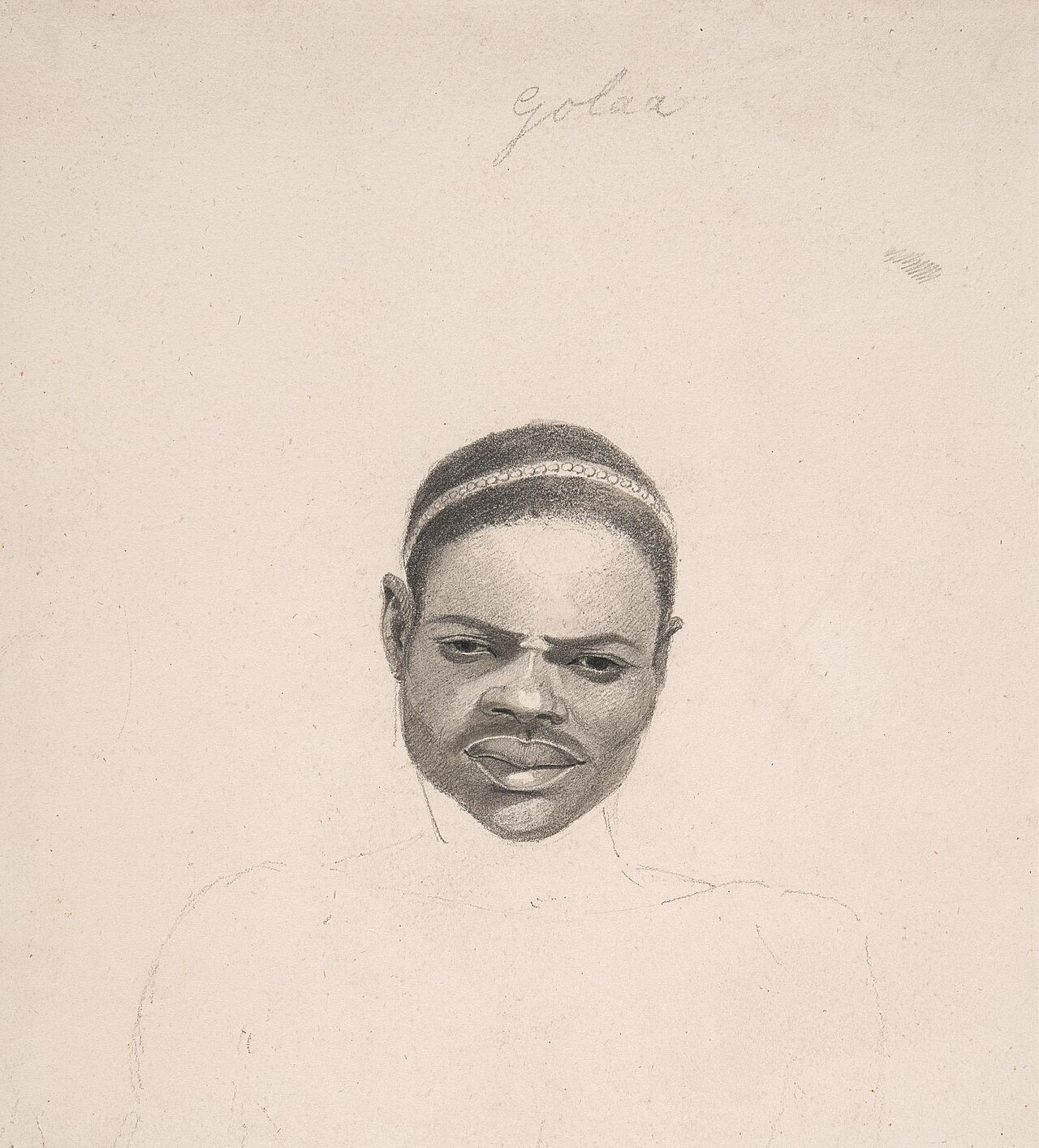 Head of a Khosa Chief by Samuel Daniell