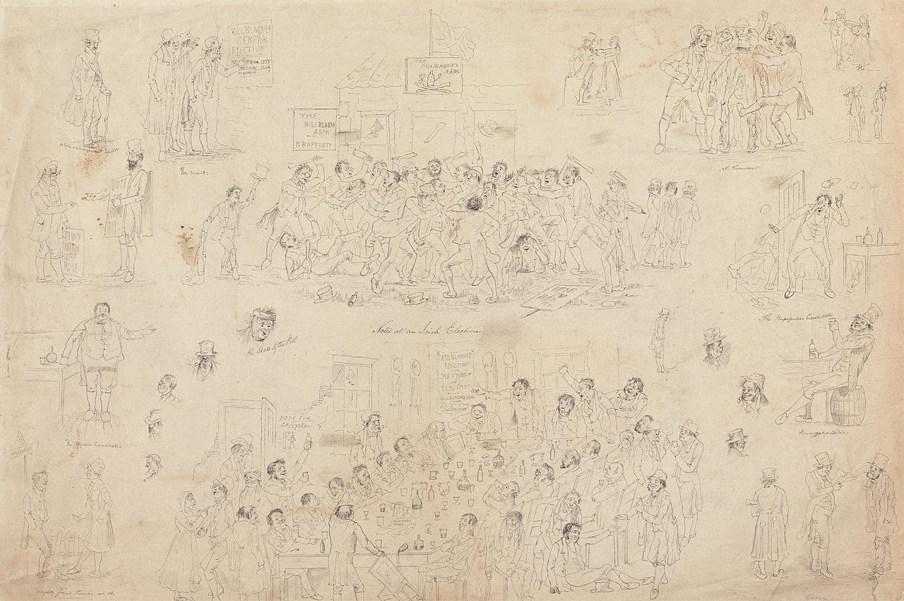 Notes at an Irish Election by Samuel Lover