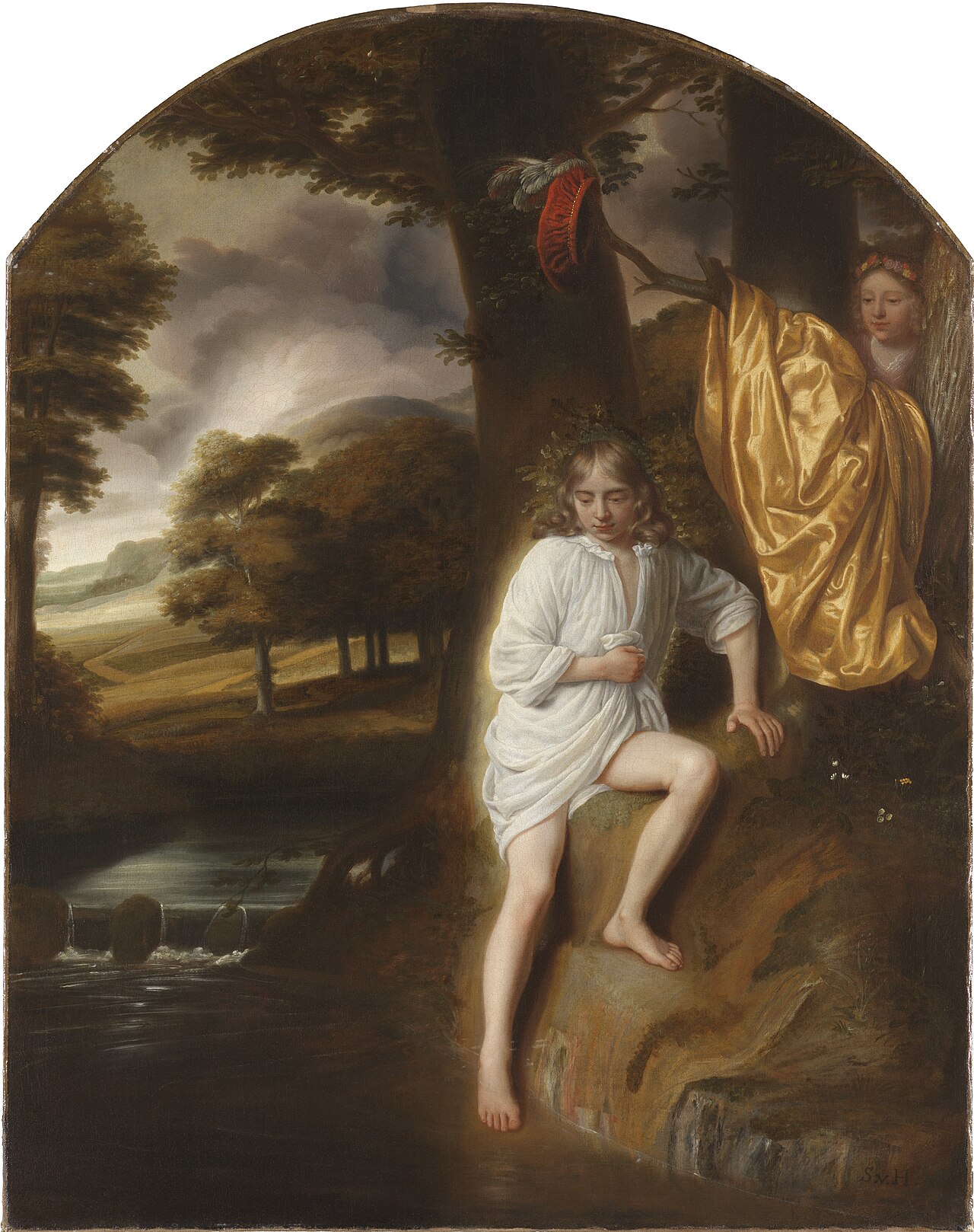 Salmacis and Hermaphroditus by Samuel van Hoogstraten