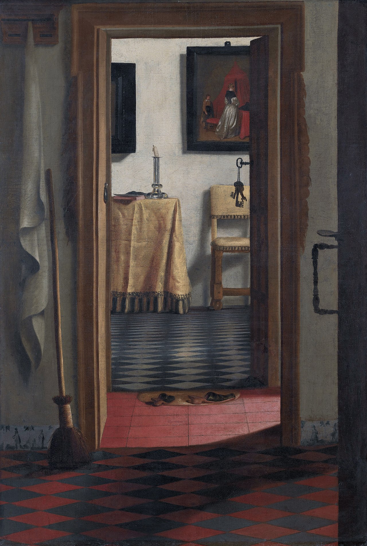 View of an Interior by Samuel van Hoogstraten
