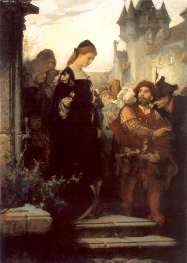 Faust and Margaret by Sándor Liezen-Mayer