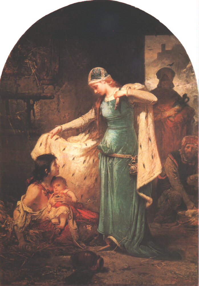 Saint Elizabeth of Hungary by Sándor Liezen-Mayer