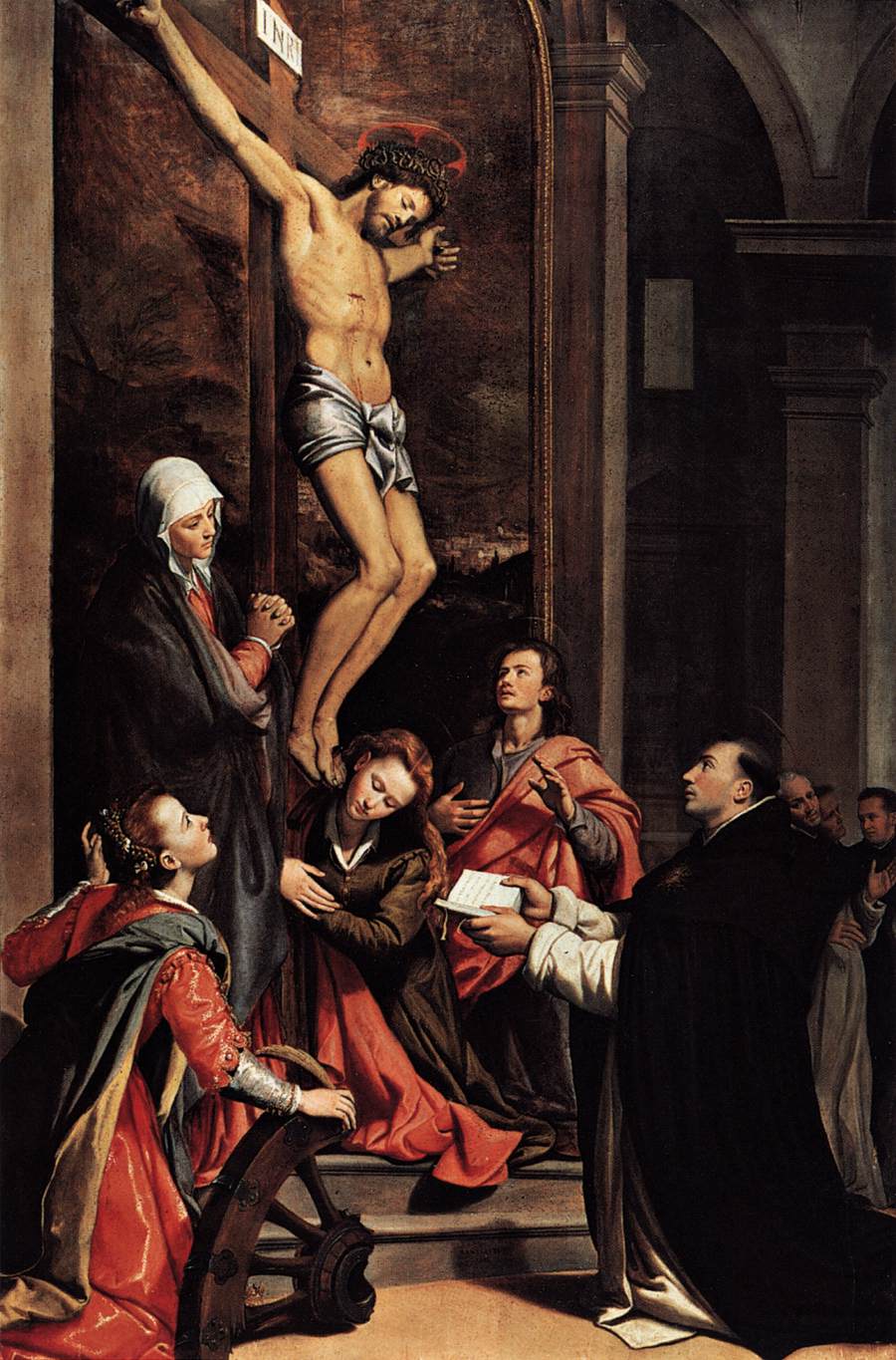 The Vision of Saint Thomas Aquinas by Santi di Tito