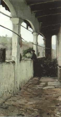 Rainy Afternoon by Santiago Rusiñol i Prats