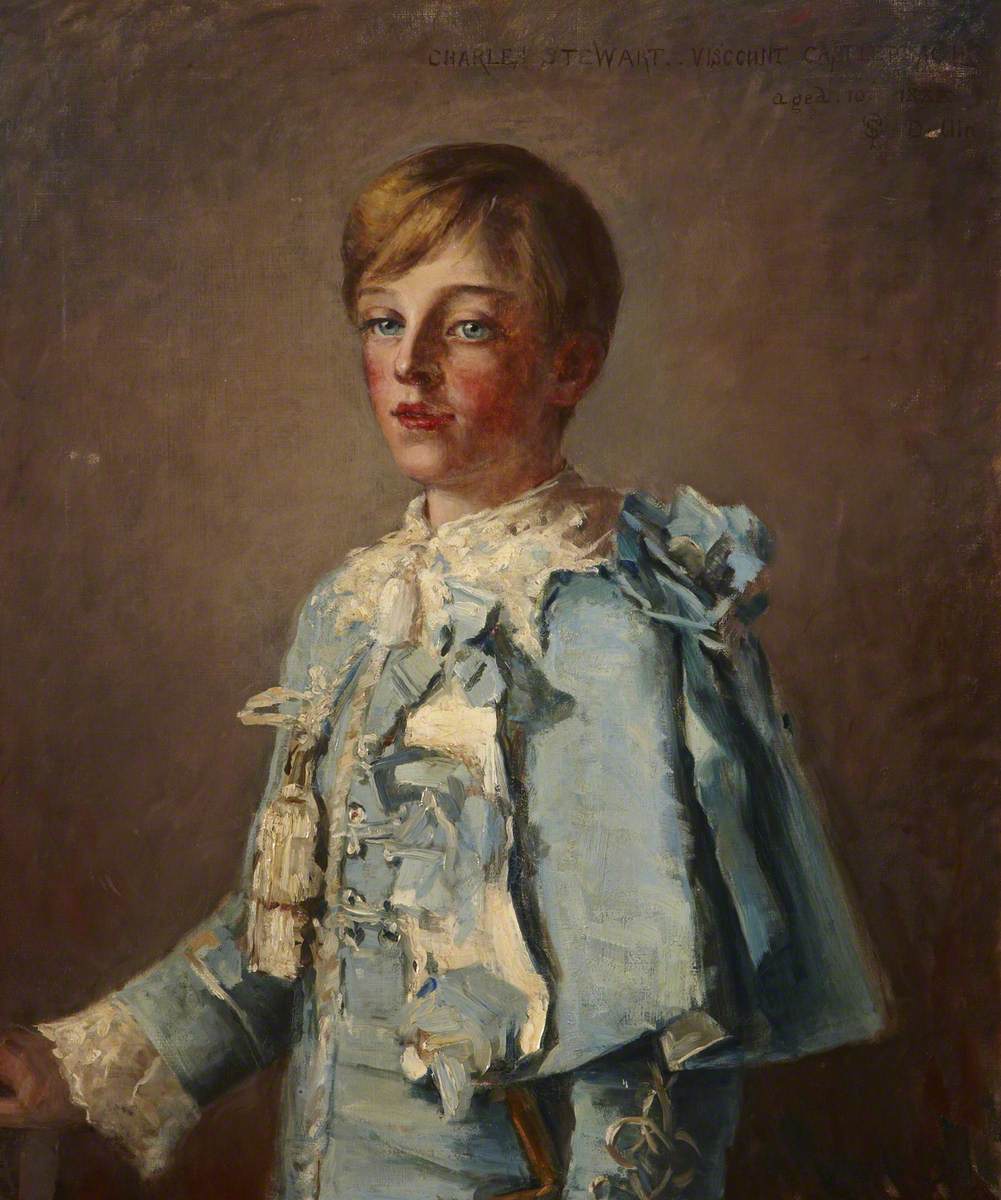 Charles Stewart, Viscount Castlereagh, later 7th Marquess of Londonderry (1878-1949), aged 10 by Sarah Purser