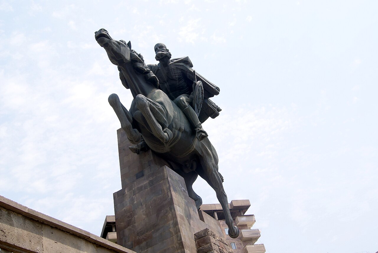 David Bek statue, Kapan by Sargis Baghdasaryan