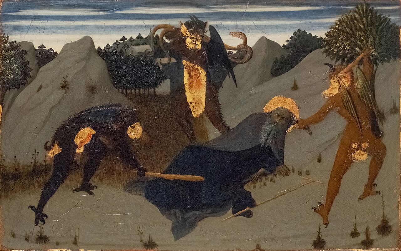 St. Anthony Beaten by Devils by Sassetta