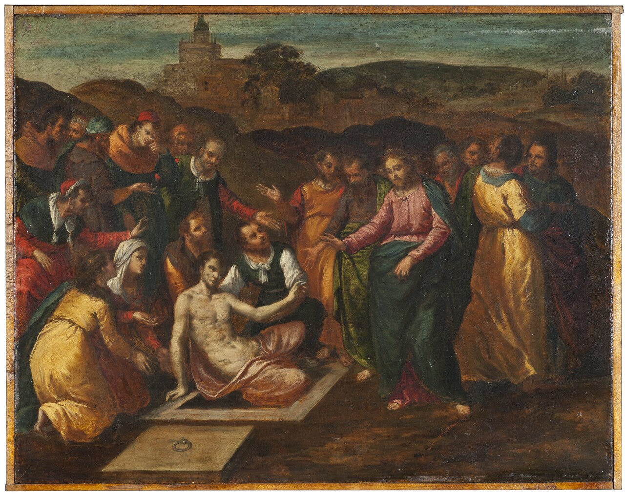 The Raising of Lazarus by Scarsellino