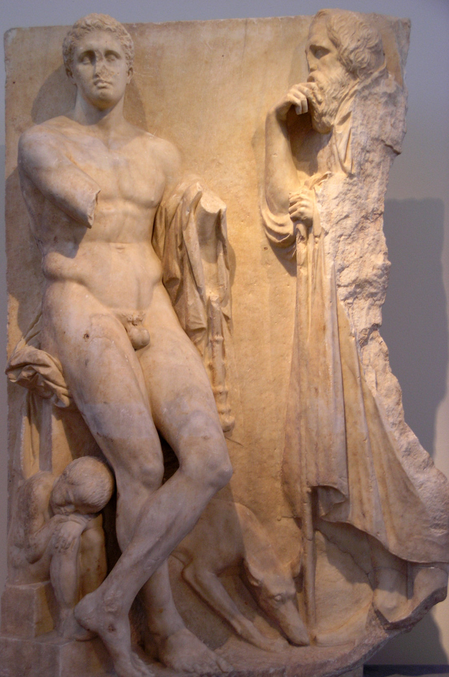 Grave relief of Skopas by Scopas