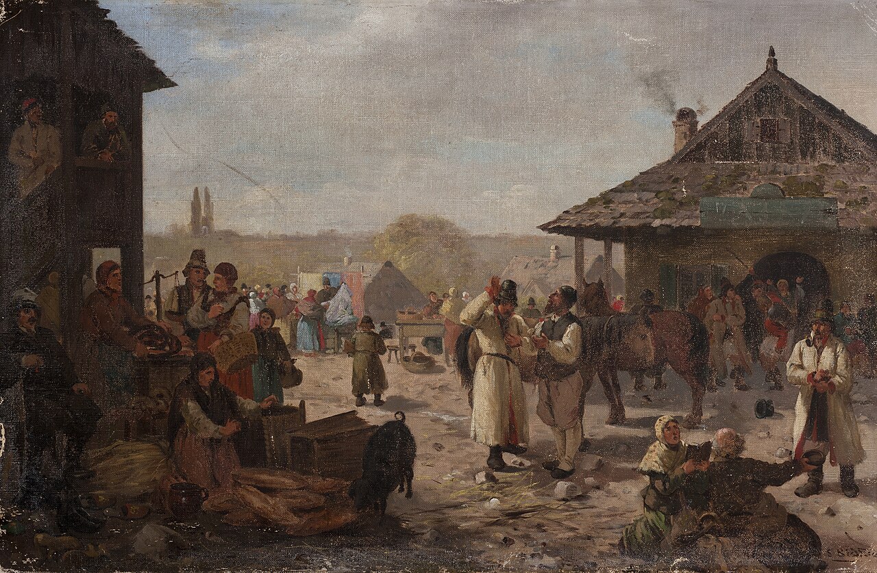 Fair in a Small Town by Seweryn Bieszczad