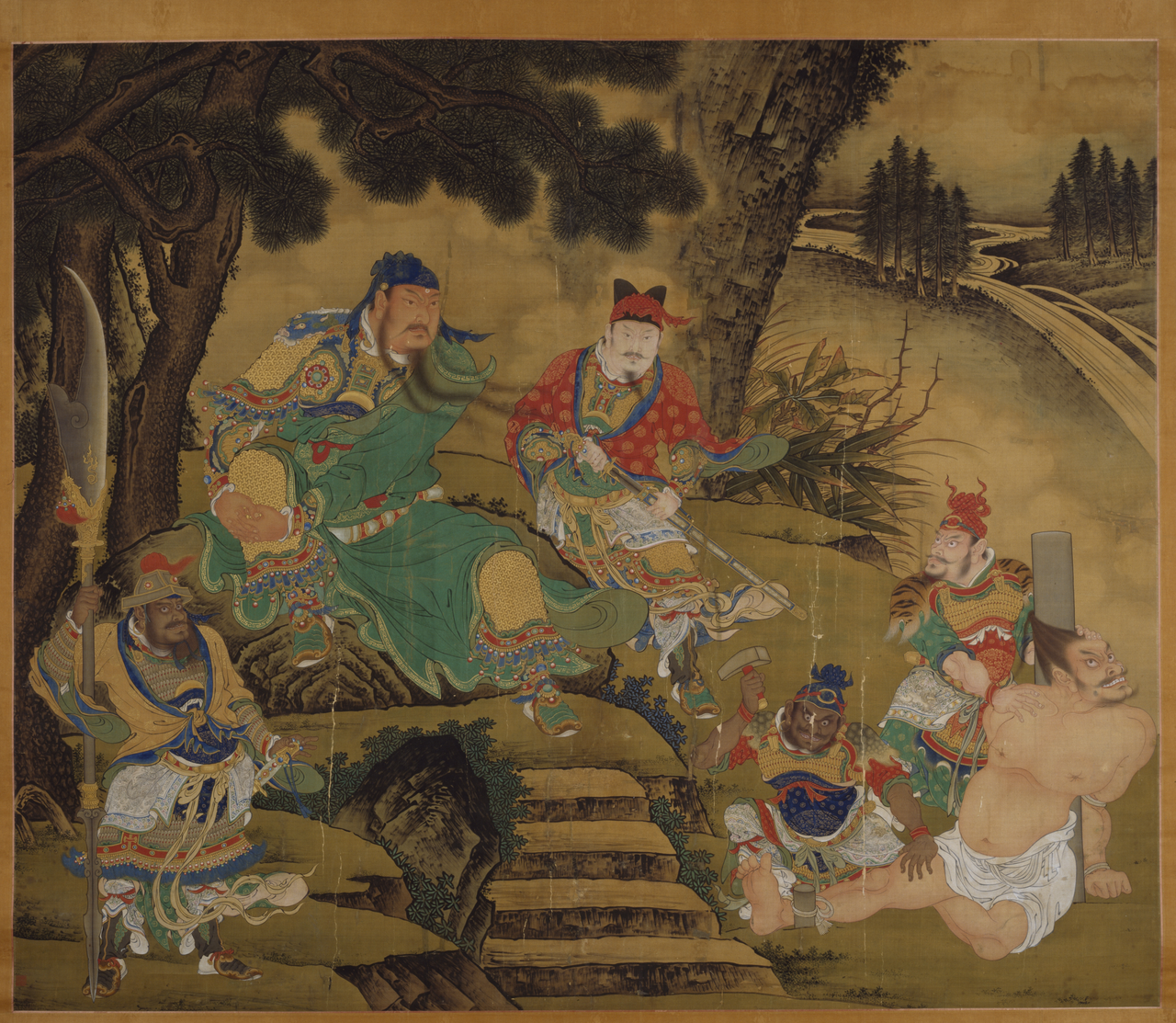 Guan Yu Captures General Pang De by Shang Xi