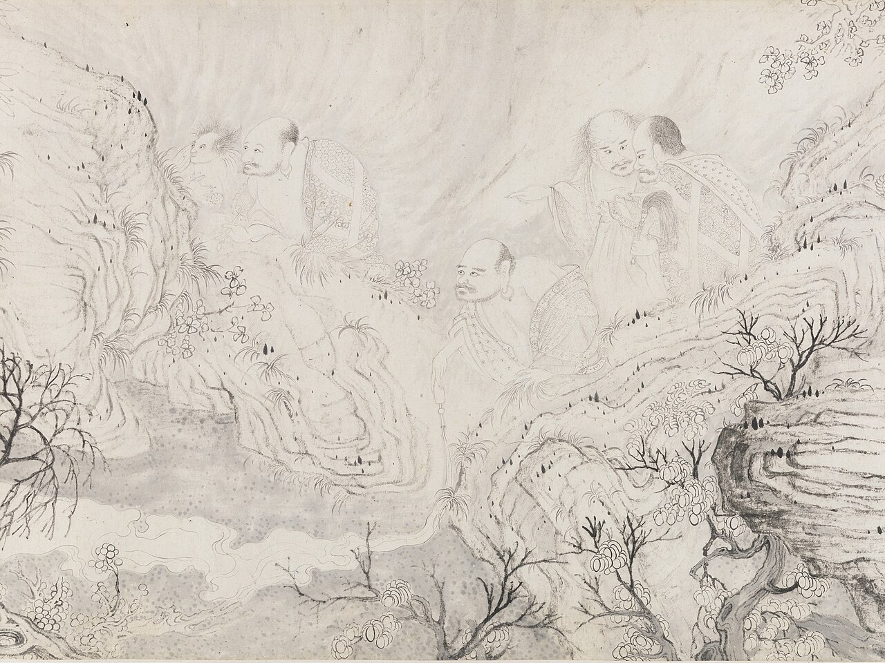 The Sixteen Luohans by Shitao