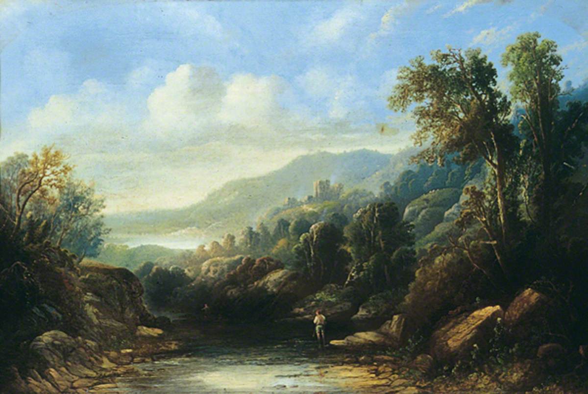 Mountainous Landscape by Sidney Paget