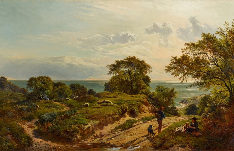 Path to the Bay, Fairlight Cove by Sidney Richard Percy
