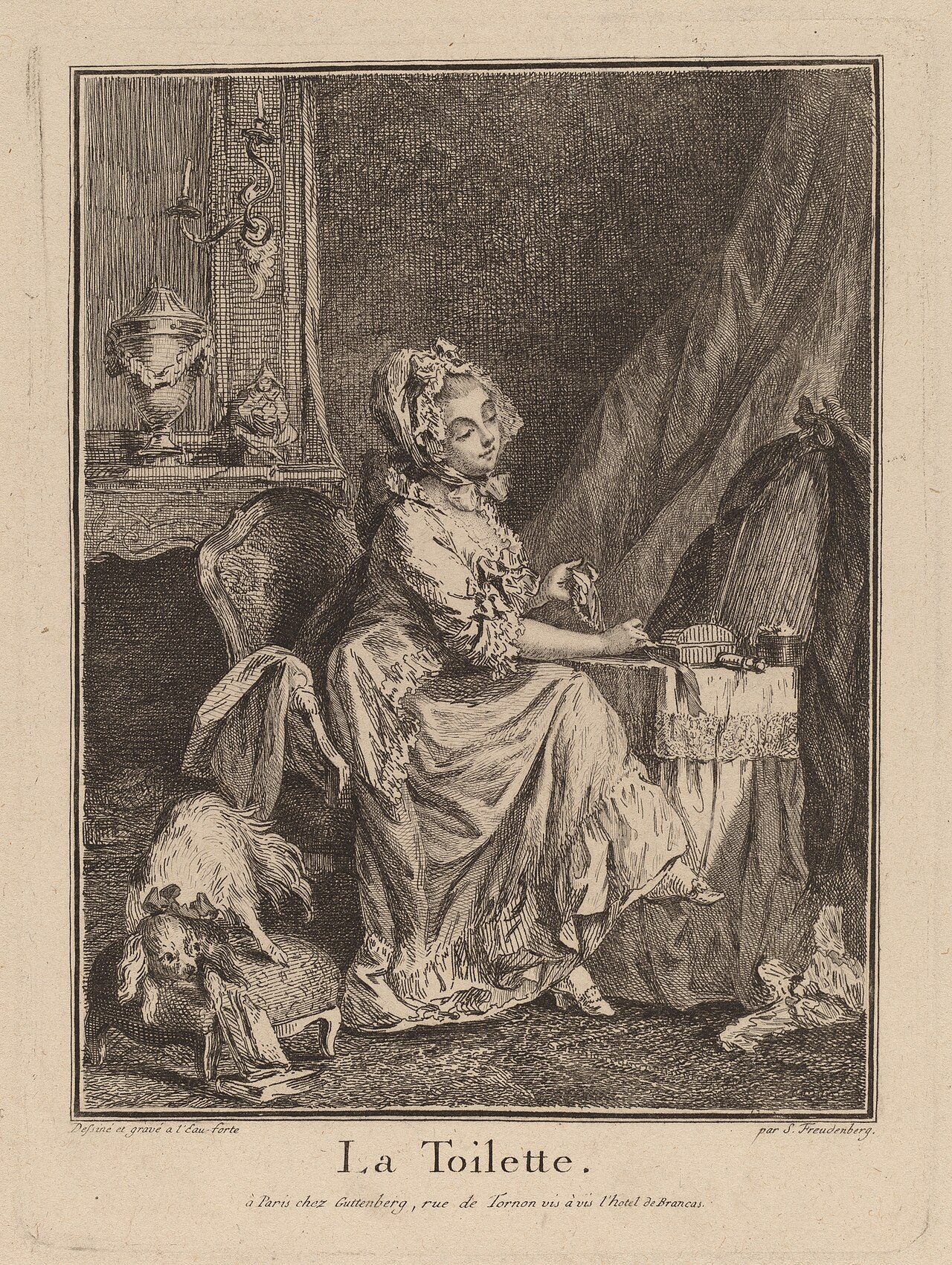 La toilette by Sigmund Freudenberger
